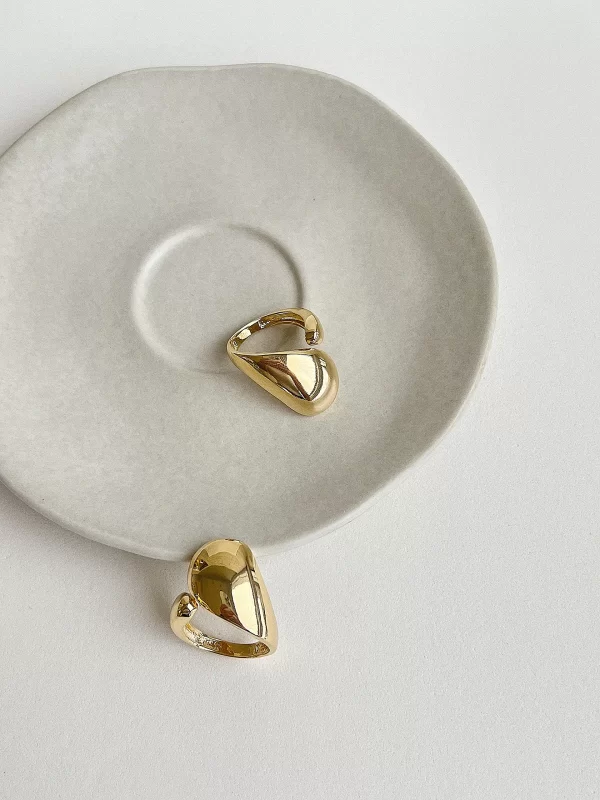 Open Pear Ring