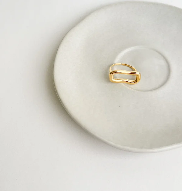Open Rectangular Organic Ring - Image 2
