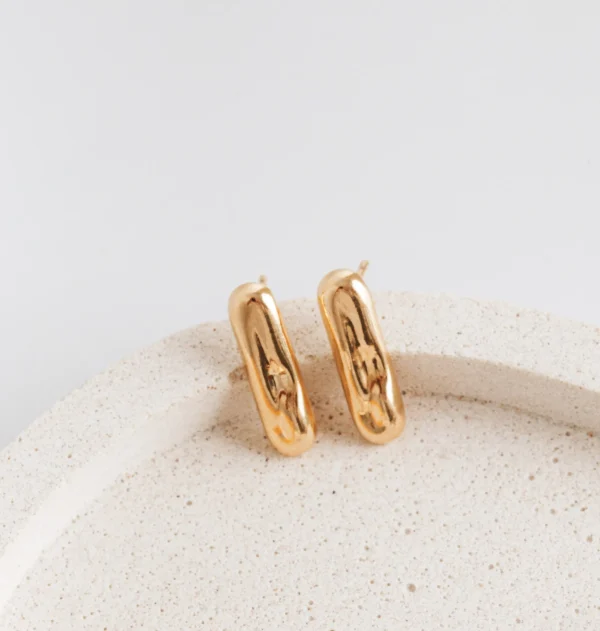 Organic Bar Earrings