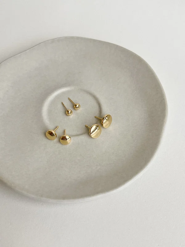 Triple Sphere Earrings